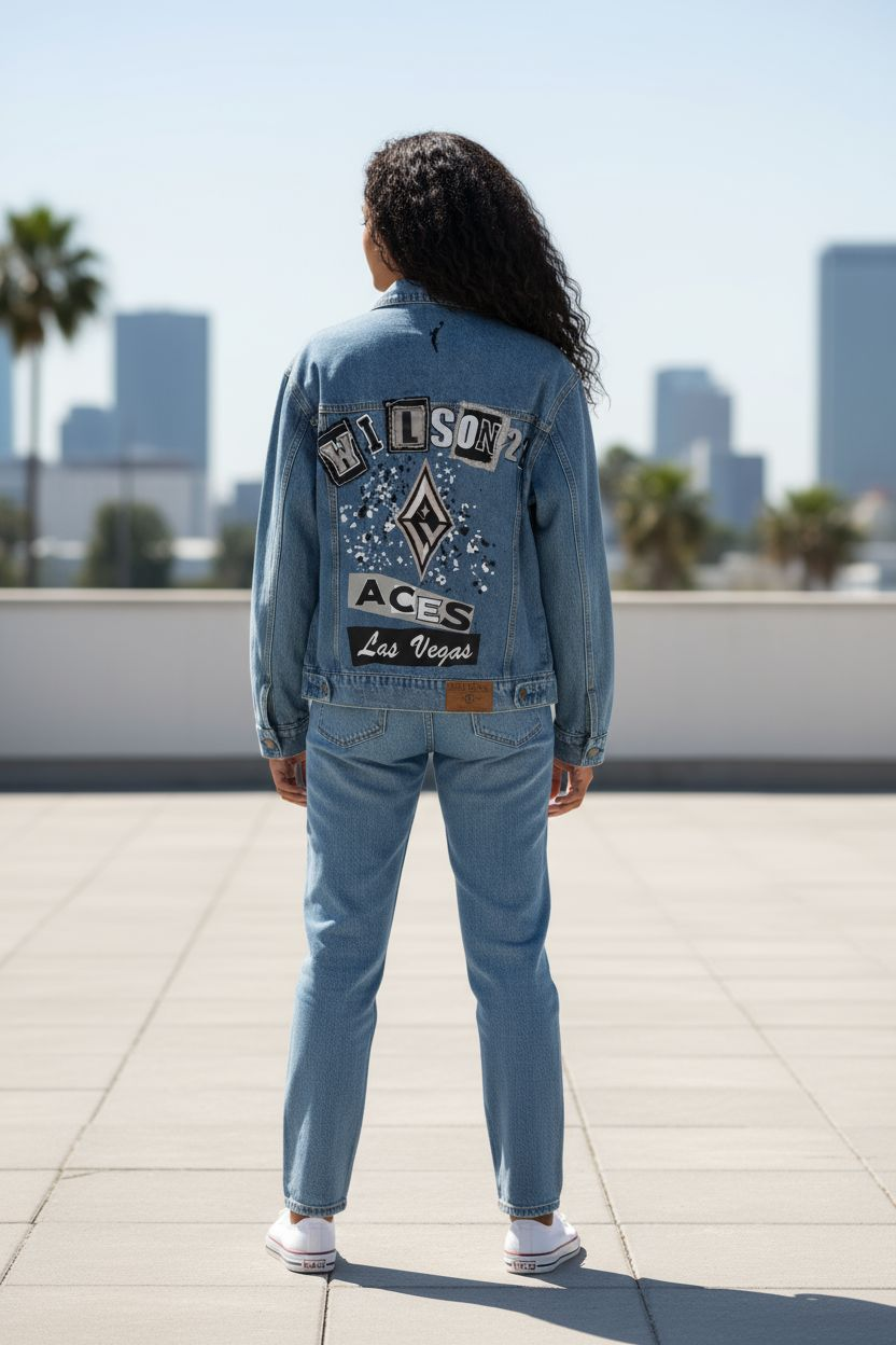 Vegas Aces Denim Jacket