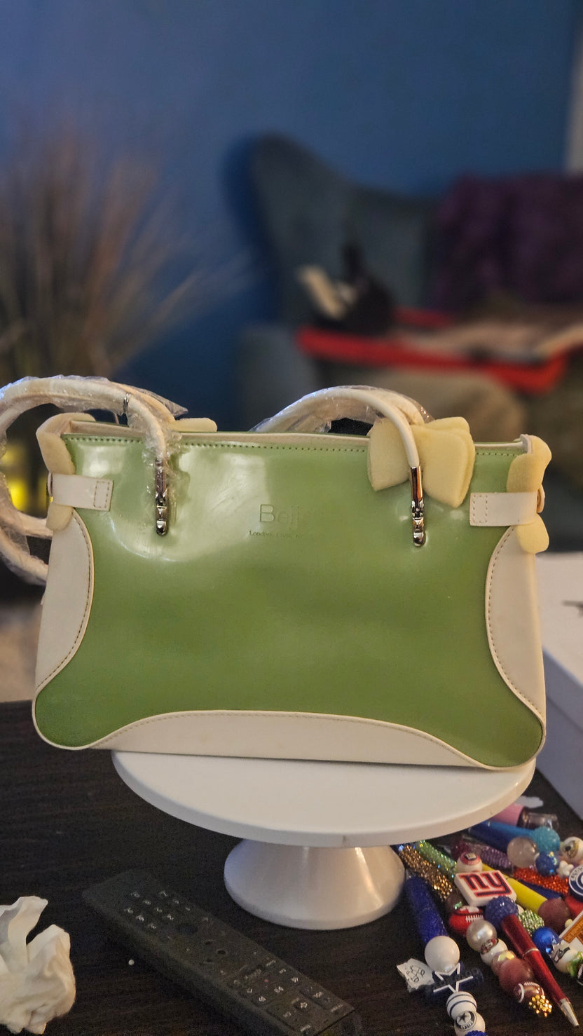 Beijo Green Satchel