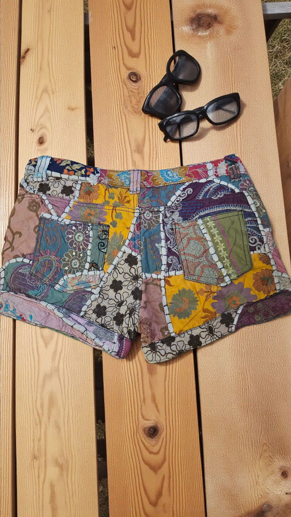 Kantha Shorts