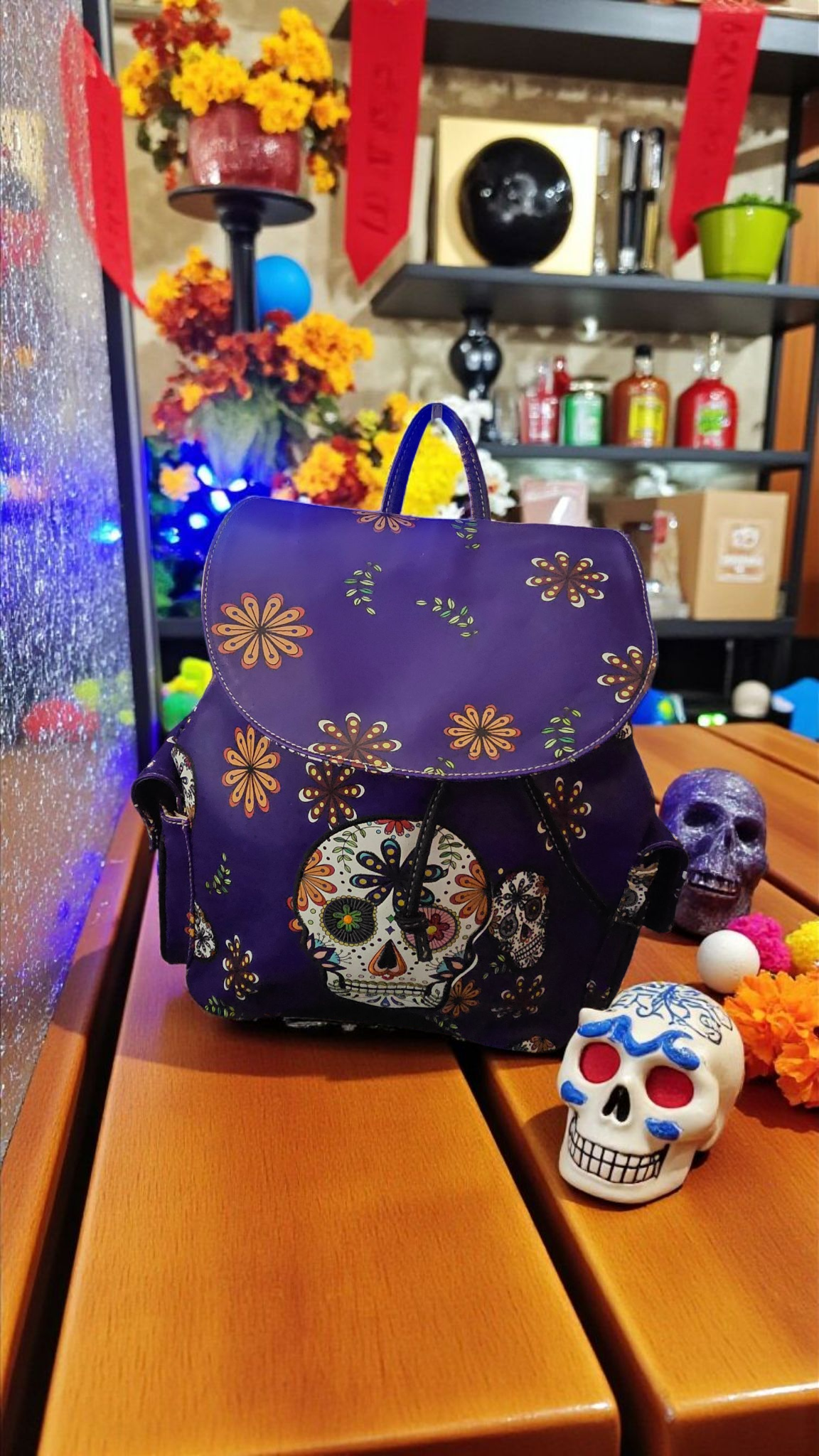 Sugar Style Day of the Dead Backpack