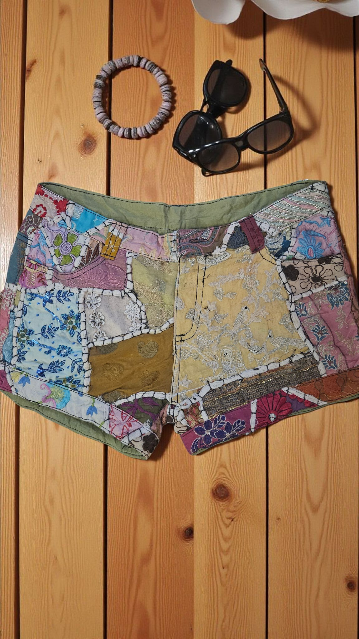 Kantha Shorts