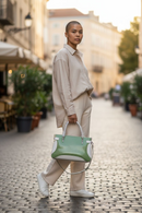 Beijo Green Satchel